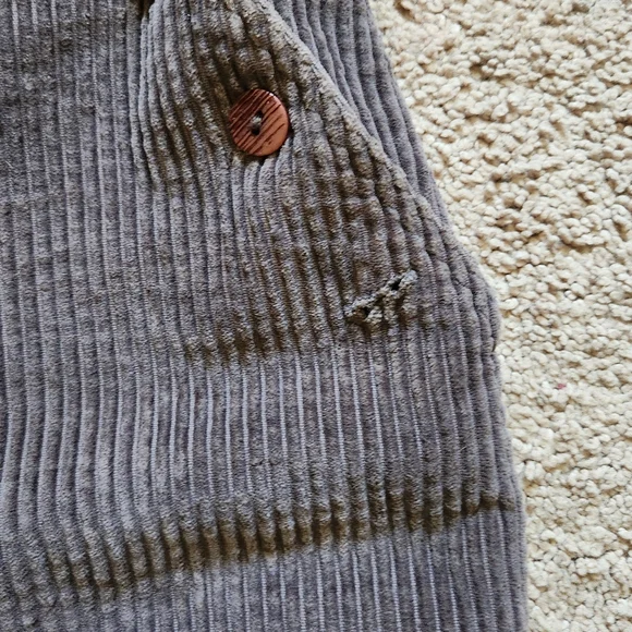 j jill corduroy sailor pant baggy barrel wide leg cotton minimal indie boho 14 - Picture 3 of 7